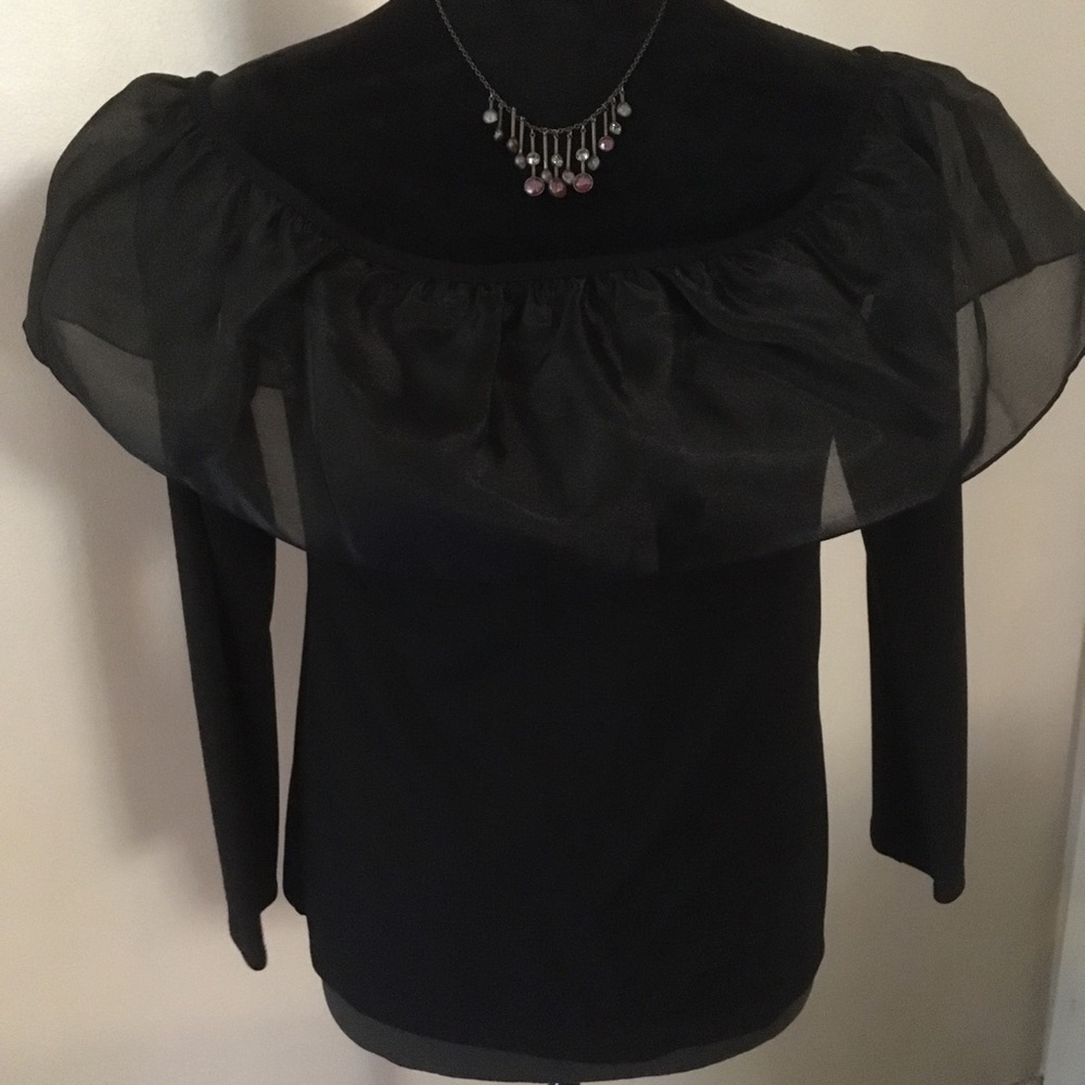 Jcrew Off shoulder shirt - Picture 1 of 2